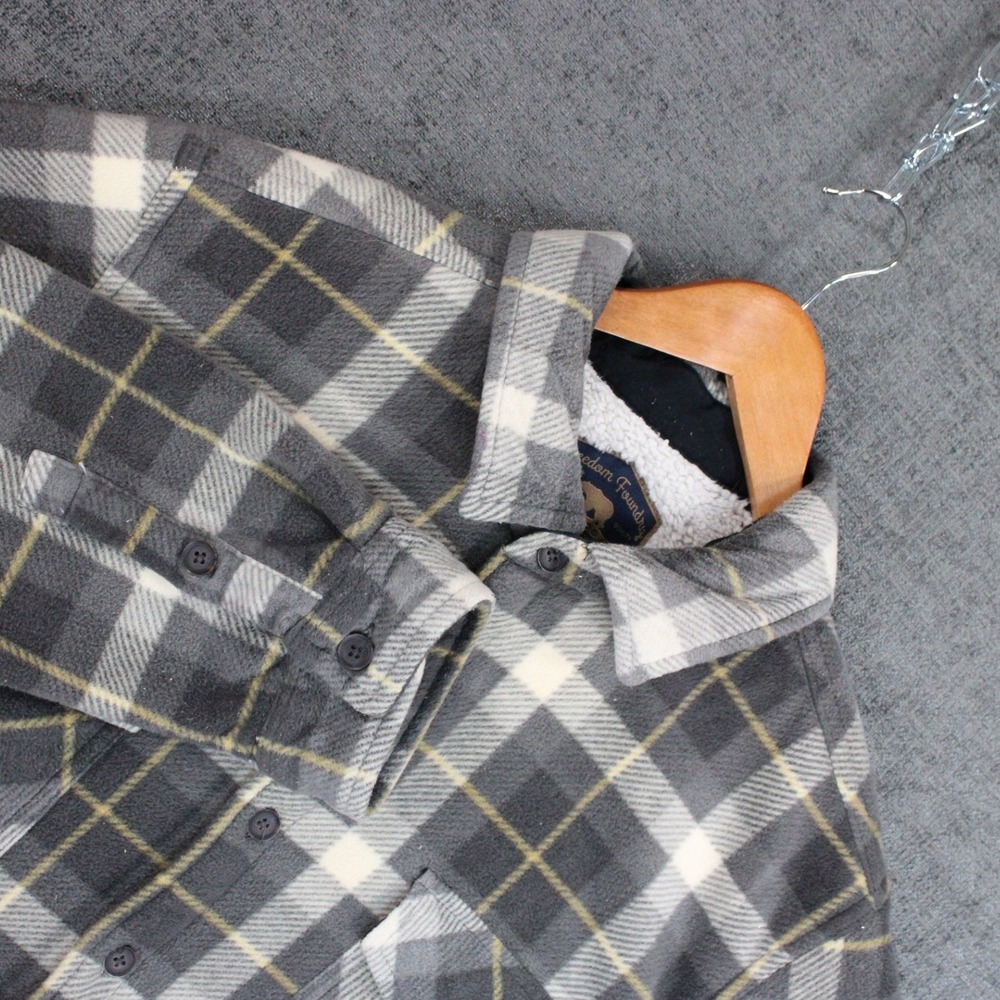 Freedom Foundry Men's Sherpa Fleece Shirt Jacket